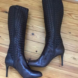Cole Haan Woven Knee high Boots